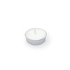 PRITOGO Tea lights, white, 38 x 12 mm, soot-free, burning