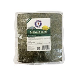 San Francisco Bay Brand Green Seaweed Salad Dried Marine Algae Bulk (9.5 Ounce 100 Full Size Sheets) Aquarium Fish Food for Saltwater Marine & Freshwater | Seaweed for All Algae Eater Grazers