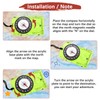 TIXIPEM Orienteering Compass [1PCS] - Waterproof Map Reading Hiking Survival