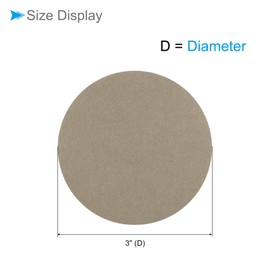 CoCud Hook & Loop Sanding Disc, 3" Dia 3000/5000/10000 Assorted Grit, No Hole Wet Dry Orbital Sandpaper Silicon Carbide - (Applications: for Wood or Metal Polishing), 15-Pieces