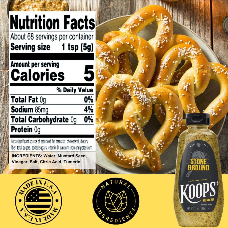 Koops' Best Sellers Mustard Variety Pack – Horseradish, Dijon, Honey