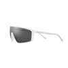 A|X Armani Exchange Men's AX4119S Rectangular Sunglasses, Grey Mirrored Silver,