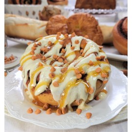 Cinnamom Bakery Individually Wrapped 6oz Butterscotch Delight Cinnamon Rolls (Pack of 12)