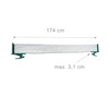 Relaxdays Rete Ping Pong, Tennis Tavolo, Regolabile, HxLxP: 15 x