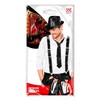 Braces - Black Sequin Accessory for Fancy Dress