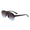 Flat Top Curved Edges Rimless Round Flat Lens Aviator Sunglasses