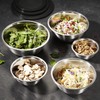 Abizarch Stainless Steel Mixing Bowls Set of 5,Multipurpose Metal Kitchen