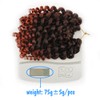 6 Pcs Jumpy Afro Kinky Twist Crochet Braid Natural Black