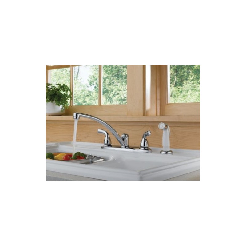 DELTA FAUCET B2410LF Kitchen Sink Faucet, 9.25 x 10.63 x