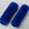 OGLAND Genuine Sheepskin Soft Fuzzy Car Seat Belt Pad Cushion,2