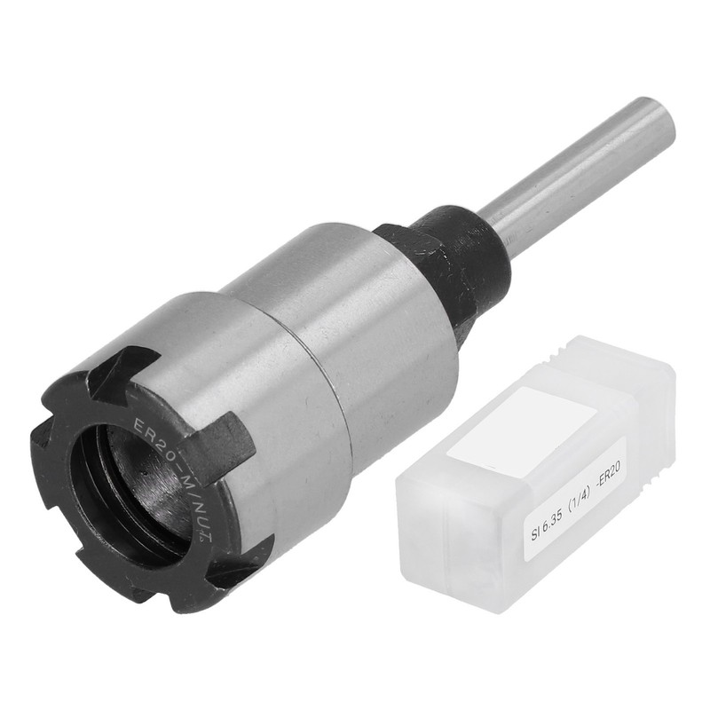 Shank Router Bit Collet Extension Lathe Accessory with 1/4in Tool