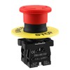Baomain 22mm Push Button Switch 2NC N/C Red Mushroom Emergency