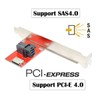 cablecc PCI-Express 4.0 Mini SAS HD SFF-8643 to Oculink SFF-8611