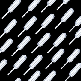 Tomnk 350pcs 4ml Plastic Pipettes Squeeze Transfer Pipettes Suitable for Chocolate, Cupcakes, Strawberries