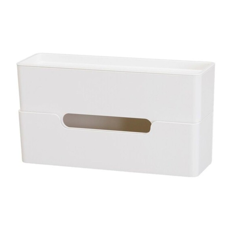 Nitori 8131431 Multi-functional Tissue Case, White