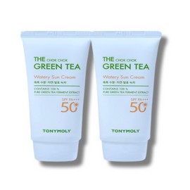 Tony Moly The Moist Green Tea Moisture Sun Cream 50ml (2 packs) / 토니모리 더 촉촉 그린티 수분 선크림 50ml 2개