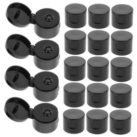 Outanaya 50Pcs Lotion Bottle Caps Replacement Durable Pressing Caps for Shampoo Body Wash Cosmetic Bottles Stylish and Practical Design for Easy Dispensing