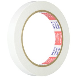 Nitoms PROSELF J0412 Double Sided Tape for General Use, 0.6 inch (15 mm) x 66.4 ft (20 m), White