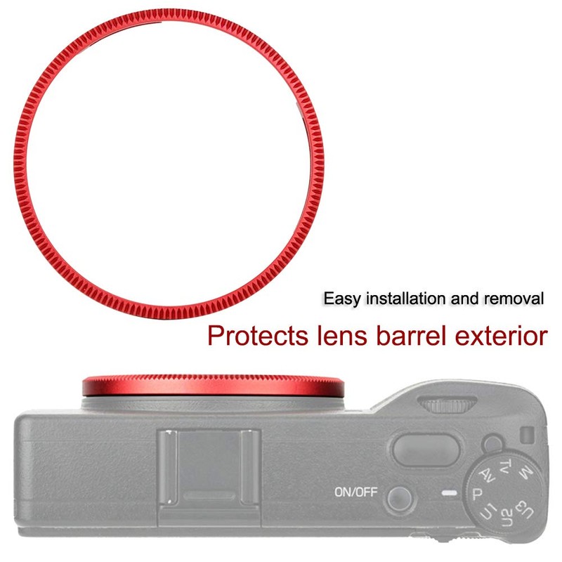 JJC Protective Ring Ricoh GR3 GRIII GRIII HDF Aluminum Alloy