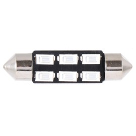 cciyu 39mm Festoon LED Bulbs 5730-6 SMD LED Bulb Dome Map Interior Light Lamp D6423 6461 DE3423 DE3425 LED Light Bulbs,2Pack Blue