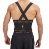 Industrial Work Back Brace | Removable Suspender Straps for Heavy