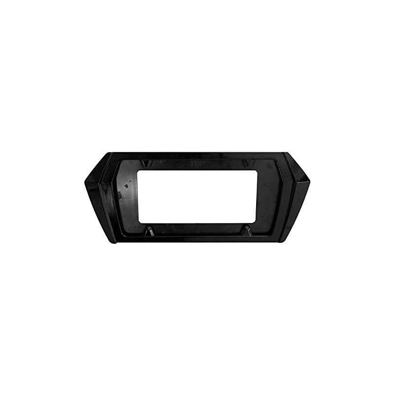 Carbon Flash Metallic GAR Painted Rear License Plate Frame for