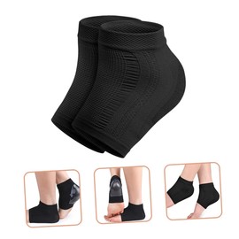 FOMIYES 5sets Elastic Heel Socks Moisturizing Gel Toeless Heel Sleeves for Foot Health Washable Foot Protector 2pairs*5