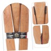 Operitacx Pack of 4 Wooden Ring Holders, Ring Clamps, Ring