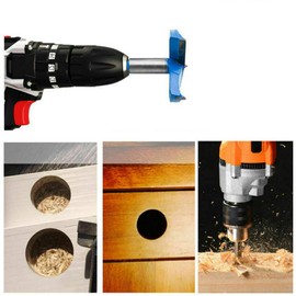 Hole Saw Drill Bit Tool Forstner Drill Bit Wood Drilling Woodworking Hole Boring Bit 42mm