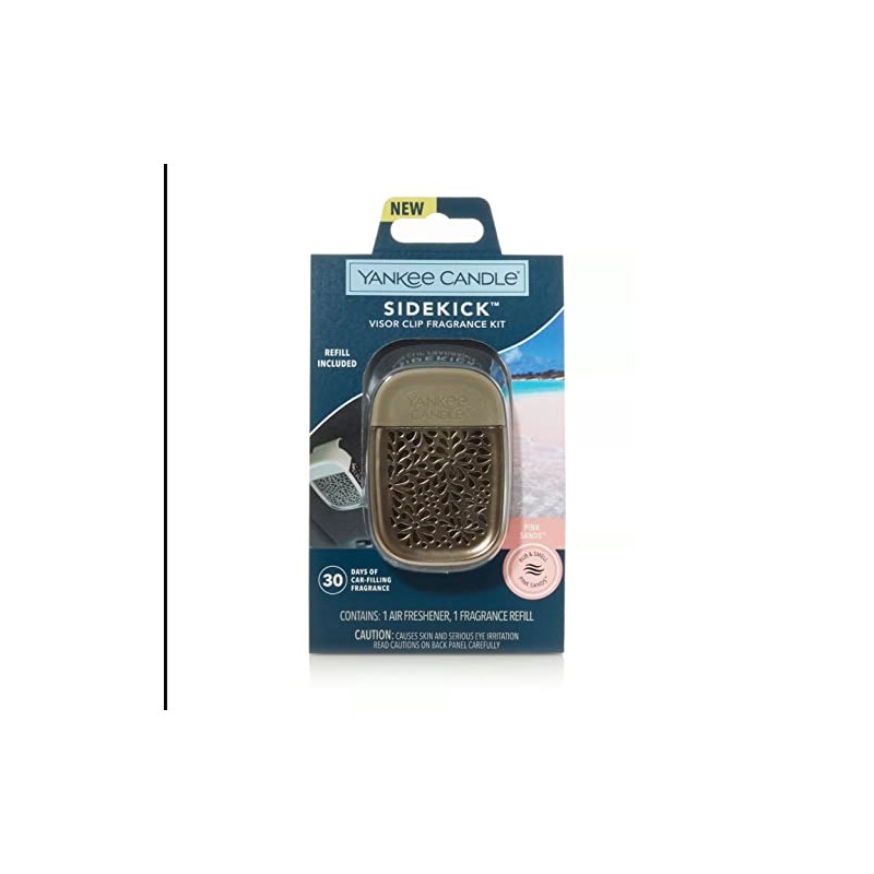 Yankee Candle Sidekick Visor Clip Fragrance Kit Pink Sands Visor