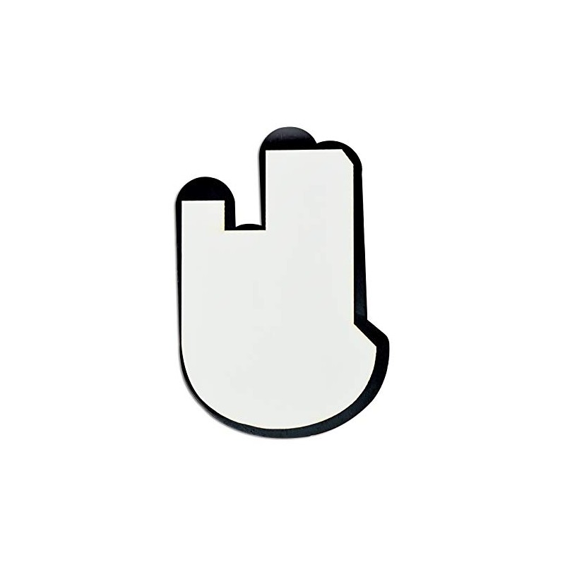 JDM Shocker Hand Chrome Auto Emblem 5" Tall