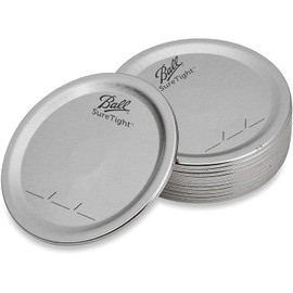 Ball Wide Mouth Mason Jar Lids 12-Count per Pack (2-Packs Total)