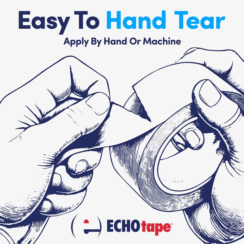 ECHOtape DC-M194A | Double-Sided Polyester Tape | Clear Thin Tape