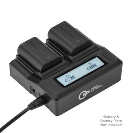 Green Extreme Dual Smart Charger with LCD Screen Base (No Battery Plates Included)