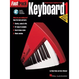 FastTrack Keyboard Method Book 1 Music Instruction Book and Audio NEW 000697283