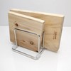 LENITH Cutting Board Rack Chopping Board Organizer Stand Holder Kitchen