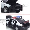 Emergency Car Toy Model 1:32 Simulation Vehicle Toy with Lights