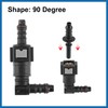 A ABSOPRO 7.89mm to 8mm 90 Degree Car Fuel Hose