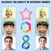Pack of 48 Anxiety Sensory Strips, 6 Styles Fidget Structure