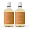 Deep Steep Bubble Bath, Honey Blossom 17 oz (Pack of