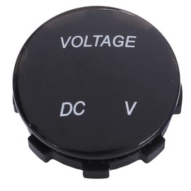 4X Universal Digital Monitor Voltmeter Waterproof Voltage Meter LED Blue for DC 12V-24V Car Motorcycle Auto Truck