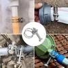 12 PCS Adjustable Double Wire Hose Clamps,304 Stainless Steel Hose