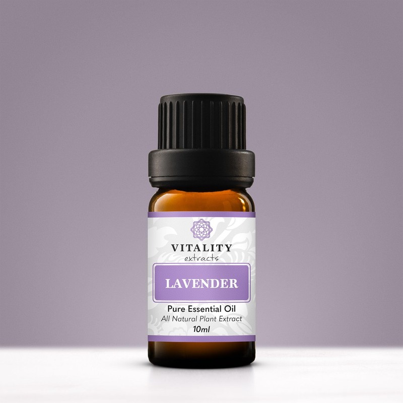 Vitality Extracts Lavender Essential Oil - Natural Calm, Stress Relief,