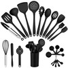 E-far Silicone Cooking Utensils Set, 25 Piece Kitchen Utensils with