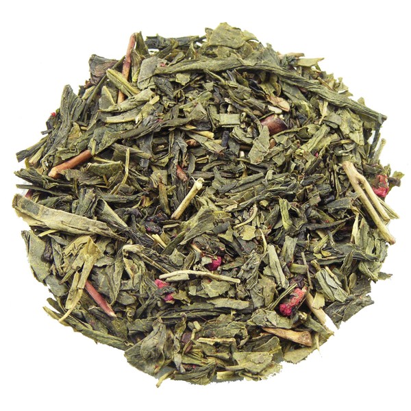 Bohemian Raspberry Loose Leaf Natural Flavored Green Tea (16oz)