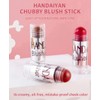 GL-Turelifes Blush Stick Blush Cream Moisturizing, Highlighter&Trimming Rouge Pen, Glow