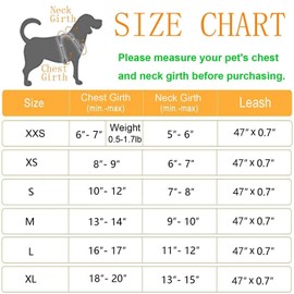 Cat Harnesses and Puppy Harness with Leashes Set, Escape Proof Cat Harness, Adjustable Reflective Soft Mesh Vest Fit Puppy Kitten Rabbit Ferrets's Outdoor Harness