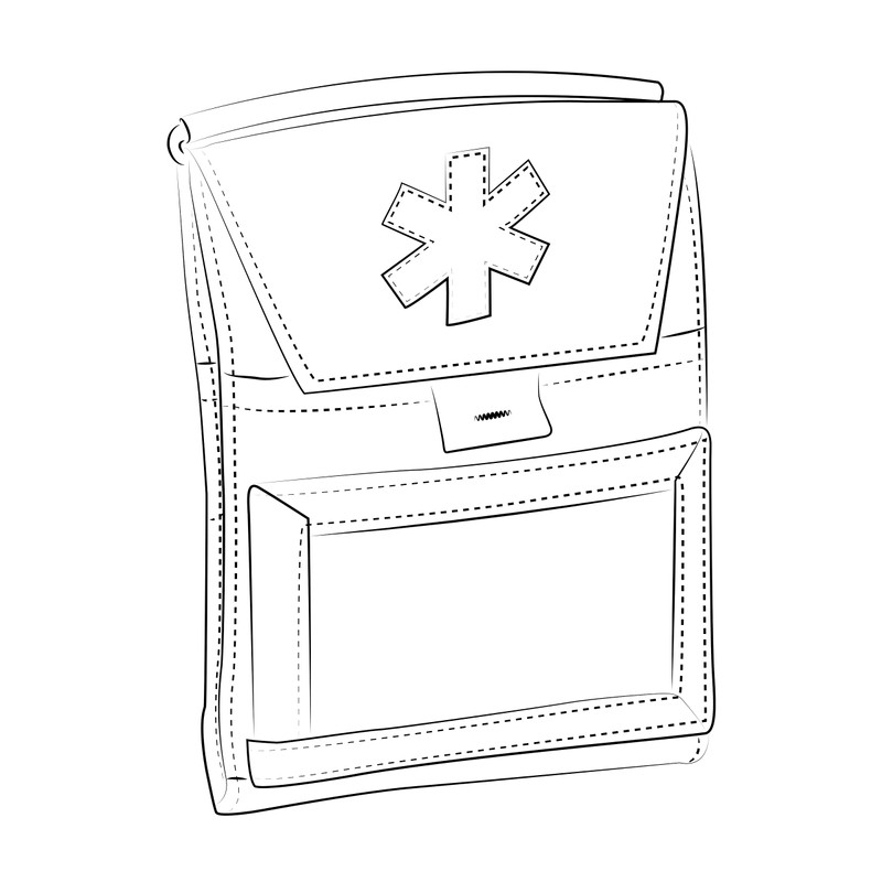 Helikon-Tex Pocket Med Insert Notfallset - Cordura - Coyote