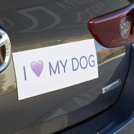 Bright Creations Magnetic Blank Sign Sheets - 4 x 12 in, Pack of 12, White - Printable & Blank Bumper Magnets - Custom Magnet Sheets for Vehicle Signs