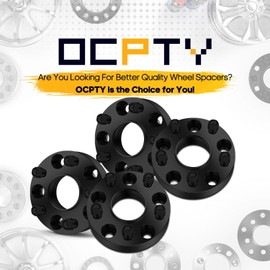 OCPTY 5x5 to 5x5 Wheel Spacers for Commander for Grand Cherokee for Wrangler 1.25 inch 1/2 Studs 71.5mm Hub Bore Forged Hub Centric Wheel Spacers 5 lug 4PCS